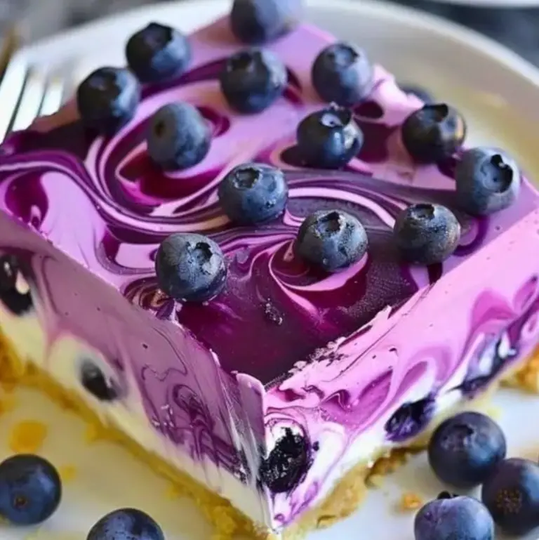 Fantastischer Heidelbeeren Käsekuchen mit 2 Tassen Frischkäse, ohne backen