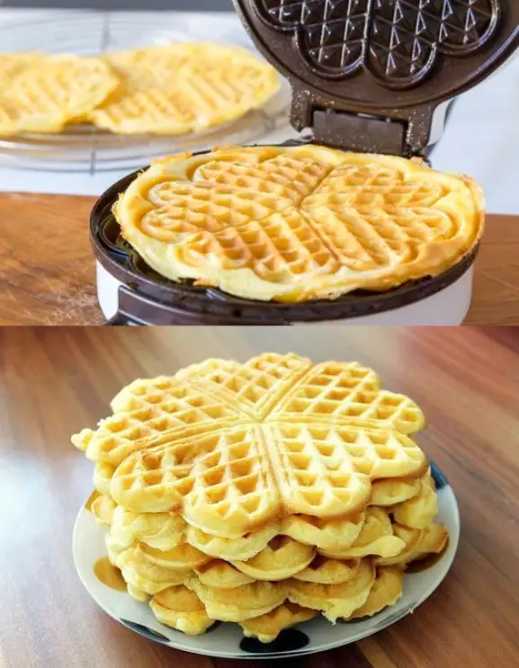 Mensch sind die lecker, Vanille Joghurt Waffeln in 6 Minute