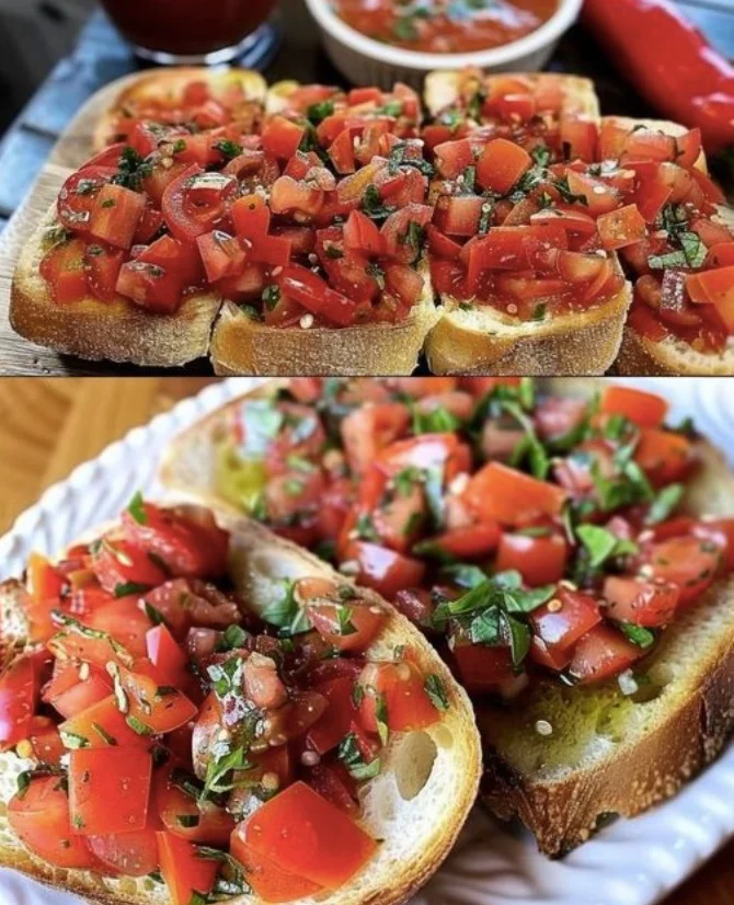 Bruschetta mit Tomaten, Suchtfaktor 100