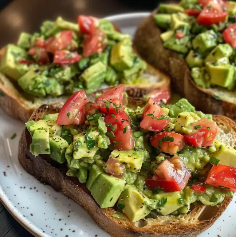 Das könnte ich Tag und Nacht essen, Avocado Brot mit Tomaten!