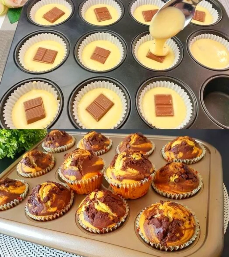 Mega Leckere Muffins in 2 Minuten bereit für den Ofen