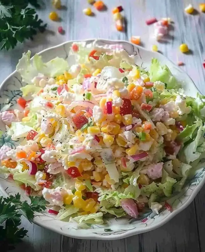 5 Tassen Salat der ist immer ruckzuck weggefuttert