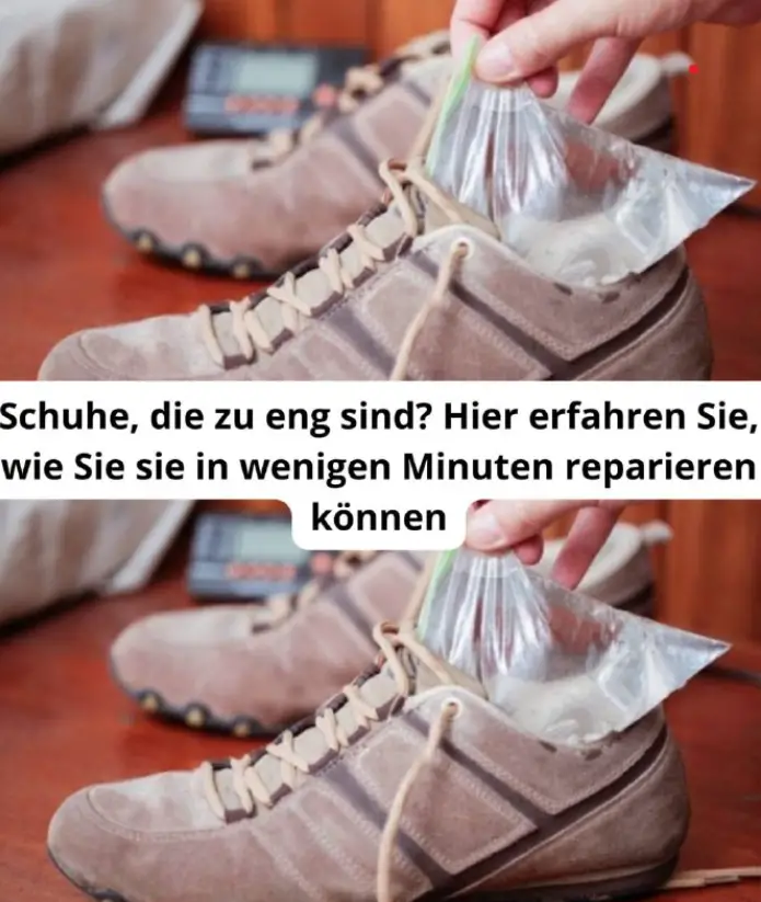 Schuhe, die zu eng sind? Hier erfahren Sie, wie Sie sie in wenigen Minuten reparieren können