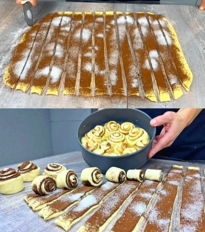 Omas Schnecken mit Zimtzucker in 10 Minuten im Ofen 