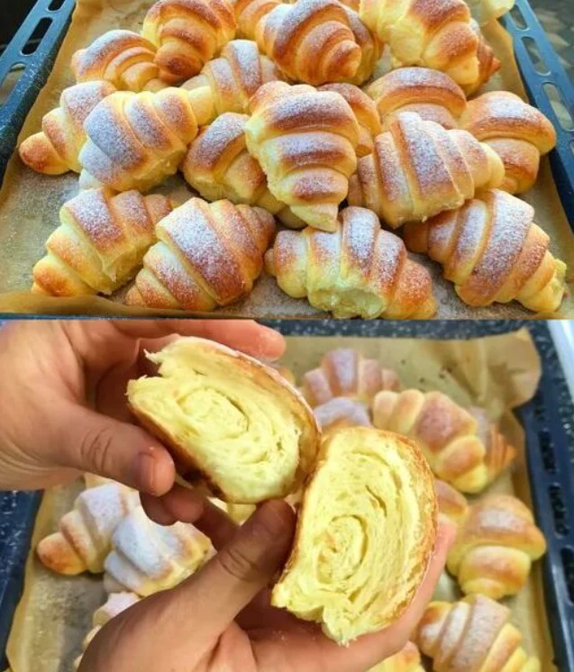 Omis Puddinghörnchen in 10 Minuten, sowas von lecker 