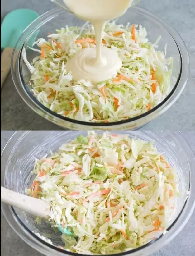 Jamie Oliver’s Salat mit 1 kg Weißkohl & 120 ml Mayonnaise 