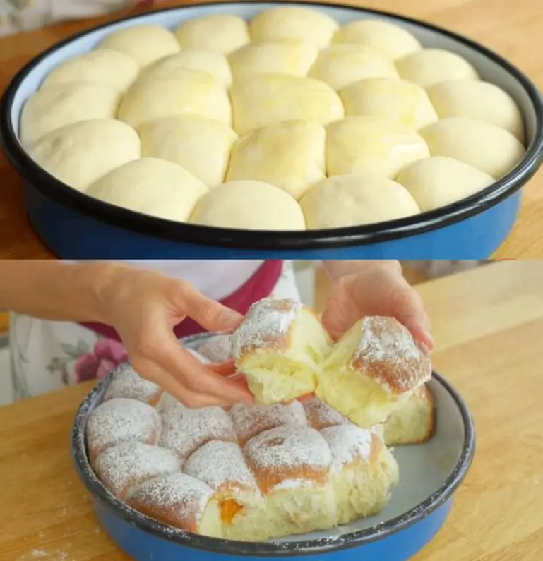 Omas Ofenfrische Buchteln die man immer essen konnte, nur 450g Mehl! 