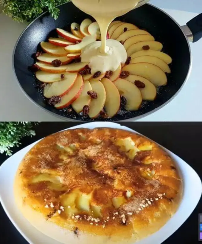 Apfel Pfannkuchen für die ganze Familie in 5 Minuten!