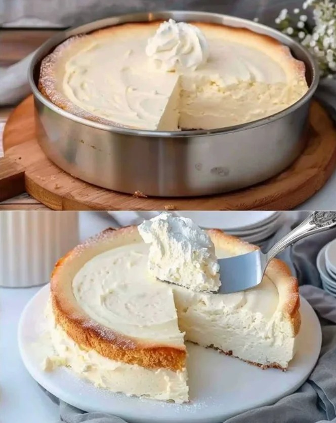 Quarkkuchen ohne Boden in 5 Minuten, jedes stück zerfällt im Mund!