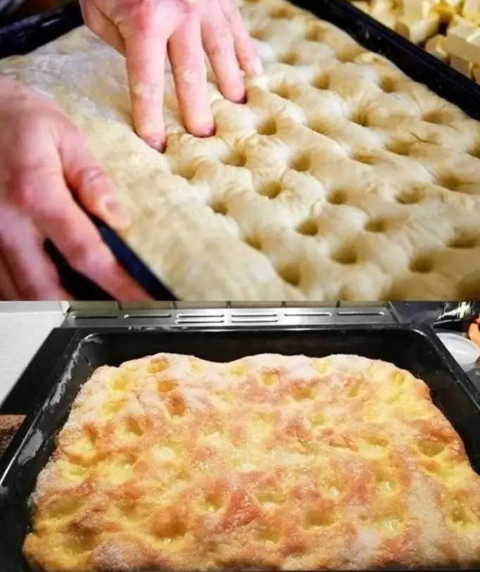 Zergeht auf der Zunge, Butterkuchen mit 420 g Mehl & 100g Sahne