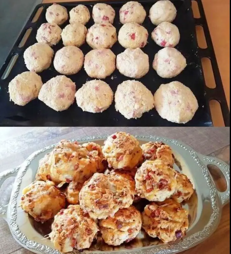 Die gehen so schnell und sind hammerlecker, Pizza Bällchen