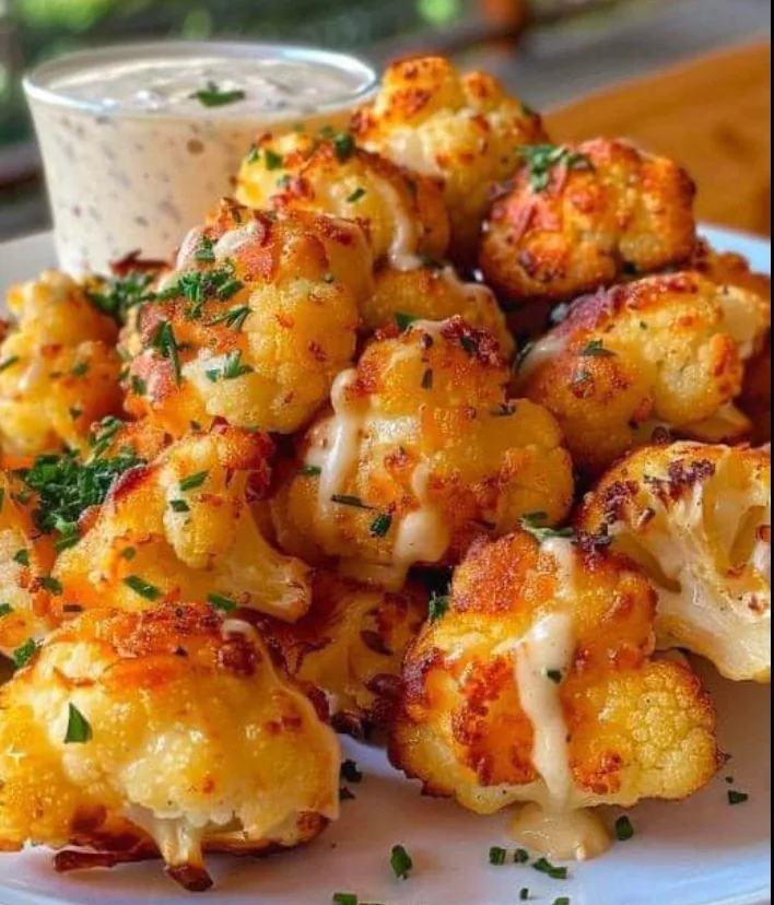 Dieses essen konnte ich täglich essen, Backofen Blumenkohl mit Kase!