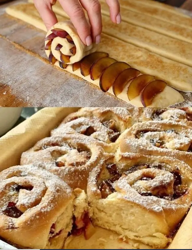 Zwetschgenschnecken, schmeckt sooo gut!