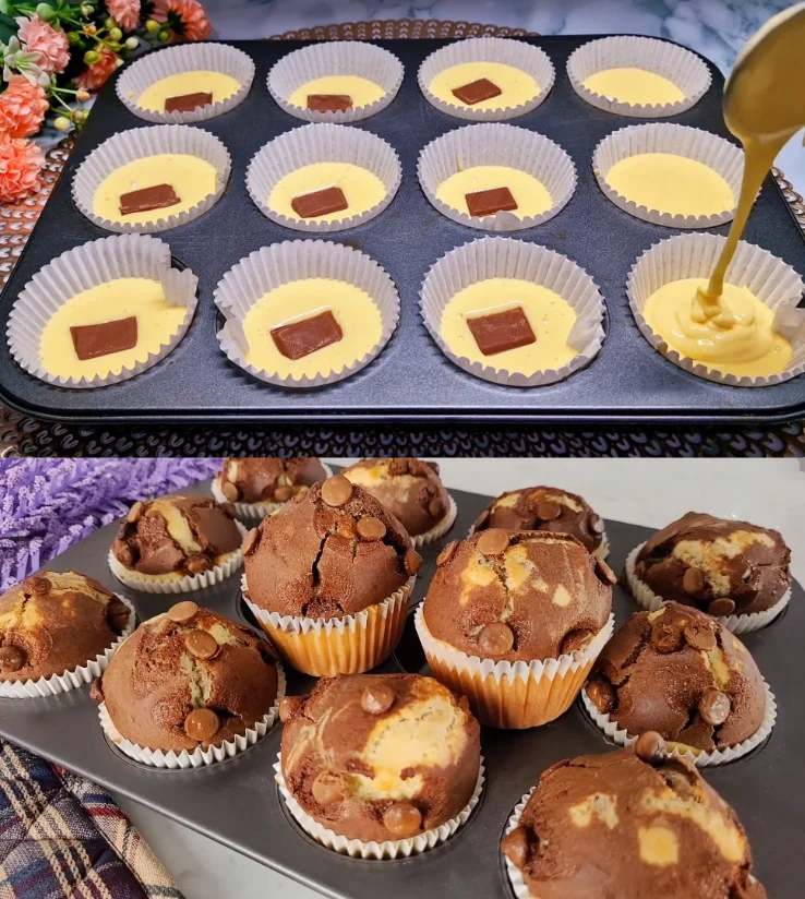 Es ist sooo lecker, Muffins in 3 Minuten bereit für den Ofen!