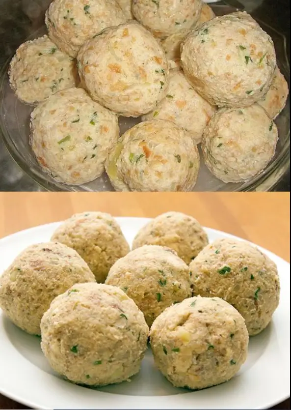 Omas Semmelknödel mit 6 altbackene Brötchen in 20 Minuten fertig 