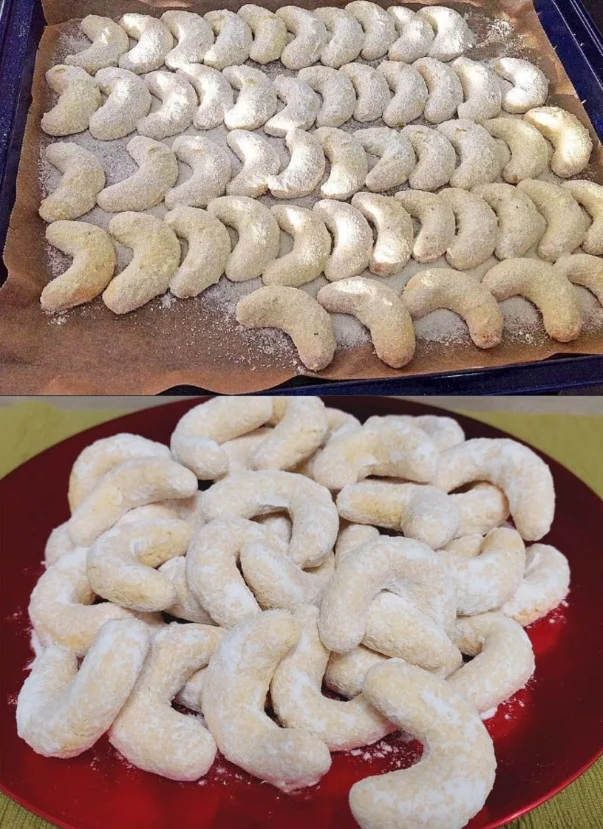 Achtung das ist Suchtgefahr, Vanillekipferl nach Omis Rezept!