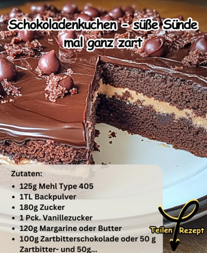 Schokoladenkuchen – Süße Sünde Mal Ganz Zart