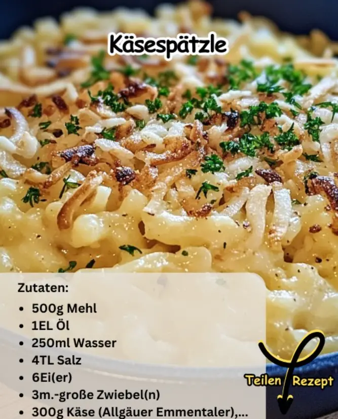 Käsespätzle – Die beste schwäbische Kässpatze