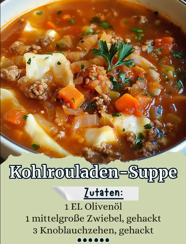 Kohlrouladen-Suppe