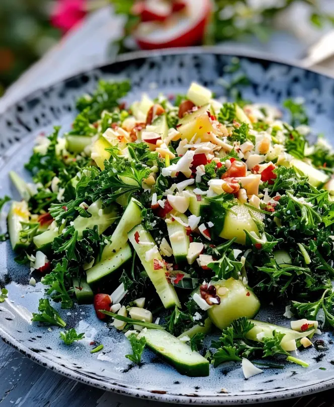 Frischer Grünkohl-Salat