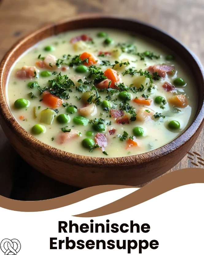 Rheinische Erbsensuppe ist ein Klassiker der deutschen Küche