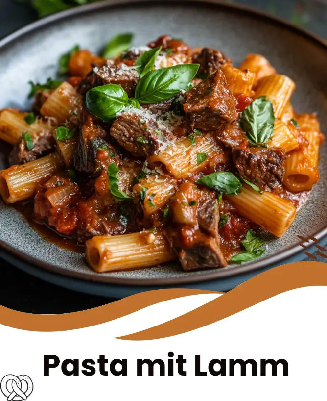 Pasta mit Lamm