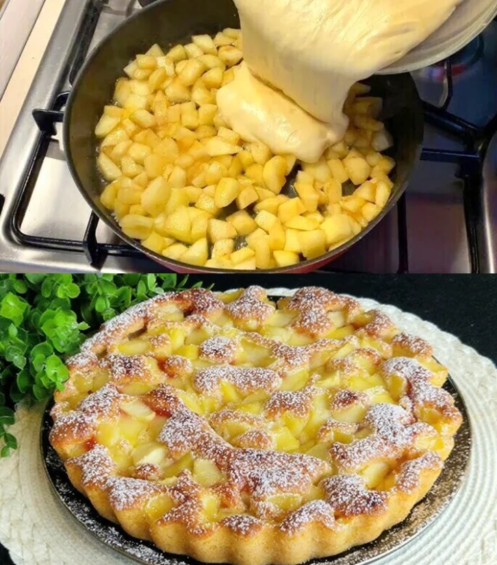 Leckerer Apfelkuchen in 10 Minuten, der schmilzt auf der Zunge!