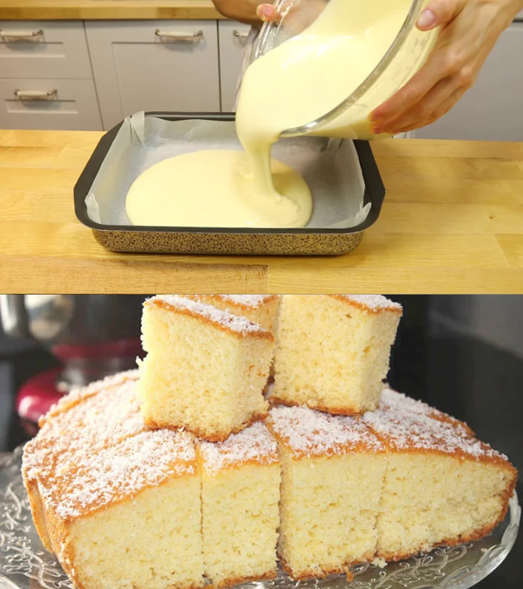 10 Minuten Heißer Milchkuchen, wooow der zerschmilzt im Mund!