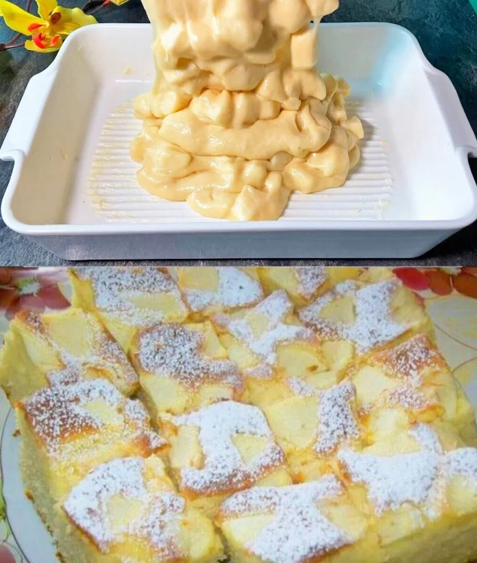 Dieser 10 Minuten Apfelkuchen hat uns verrückt gemacht, superlecker!