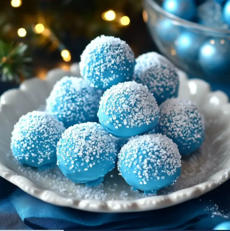 Wooow gefährlich lecker, Blaue Weihnachts Trüffel!